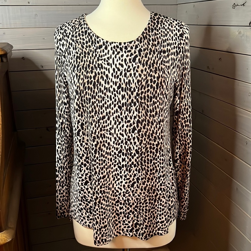 Chico’s leopard sweater